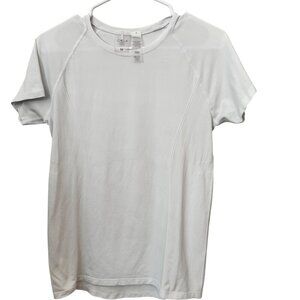 Calia by Carrie Underwood Size Medium (M) Women's Light Gray Essential Casual T-
